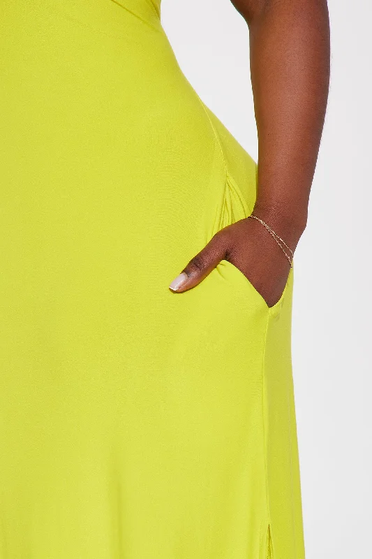 Let Be Real Maxi Dress - Yellow