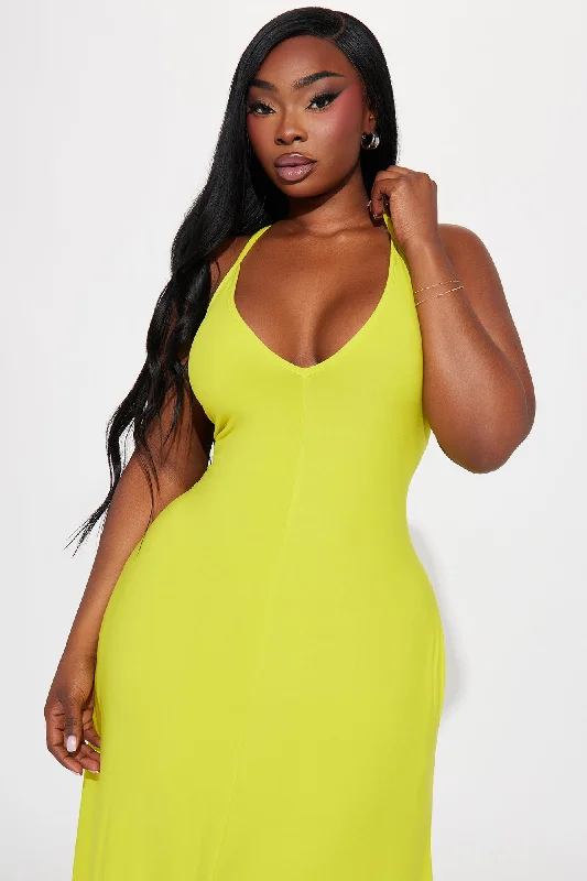 Let Be Real Maxi Dress - Yellow