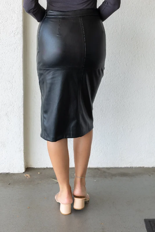 SOPHIE LEATHER SKIRT