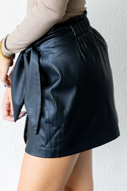 ISABELLA LEATHER SKIRT